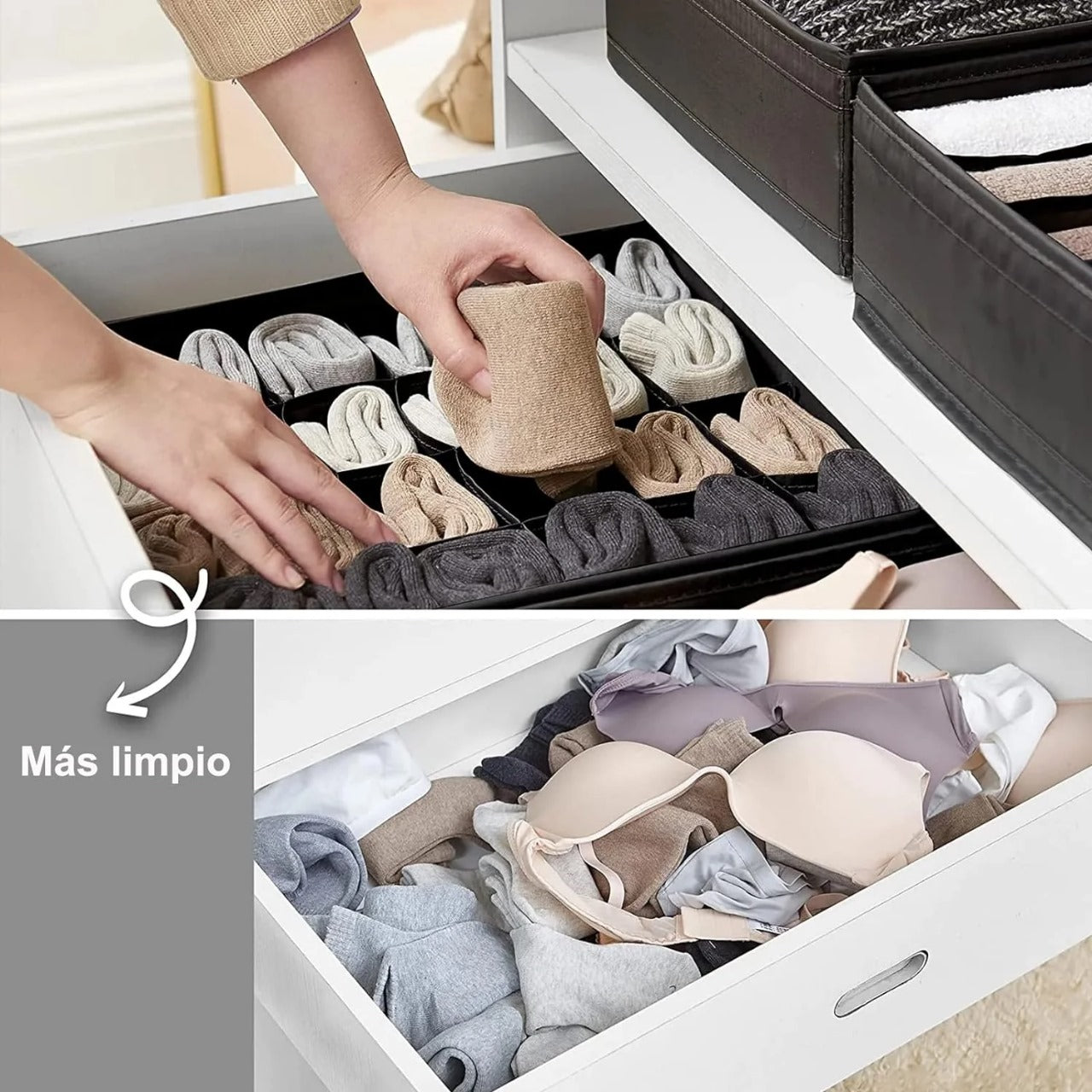 Clothes organizer x4 pieces
