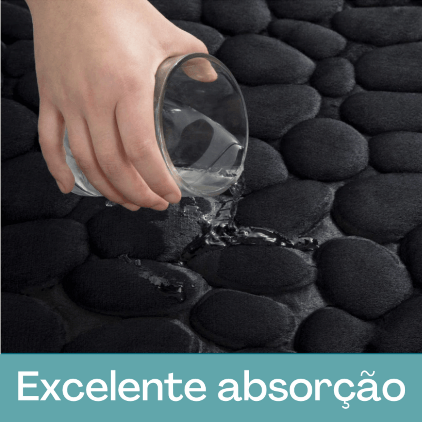 Non-slip and ultra-absorbent bath mat