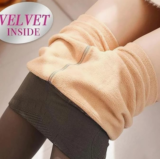 Warmer tights - Polar fur leggings