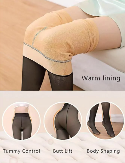 Warmer tights - Polar fur leggings