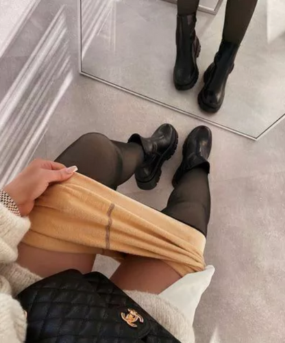 Warmer tights - Polar fur leggings