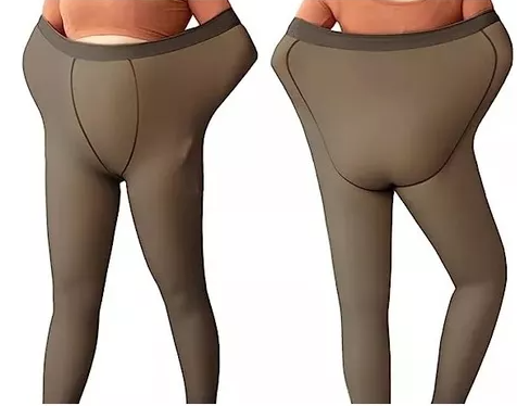 Warmer tights - Polar fur leggings