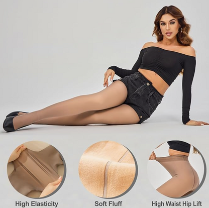 Warmer tights - Polar fur leggings